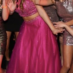 Pink gown size 4/6