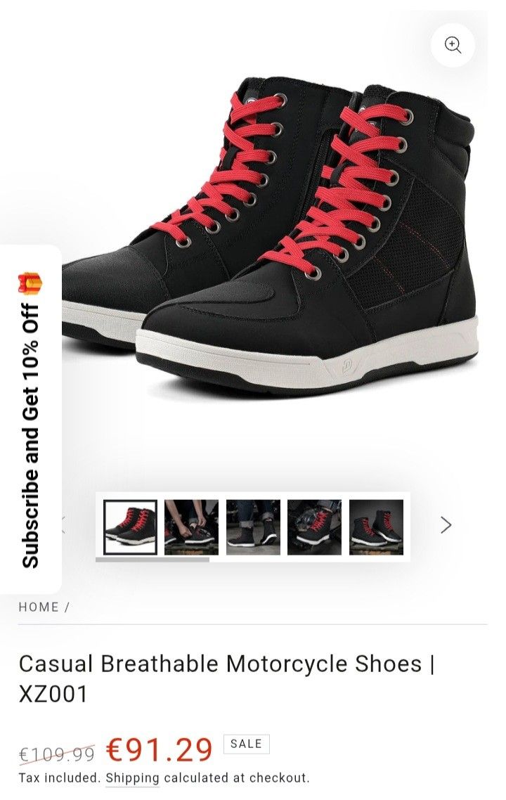 Iron Jias Motorcycle Shoes (Size US 9)