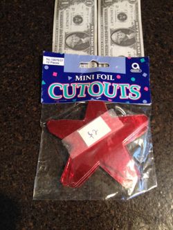 Mini foil cutouts