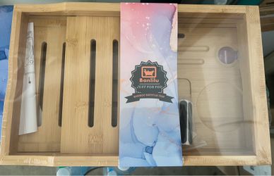 Bamboo bathtub tray brand new