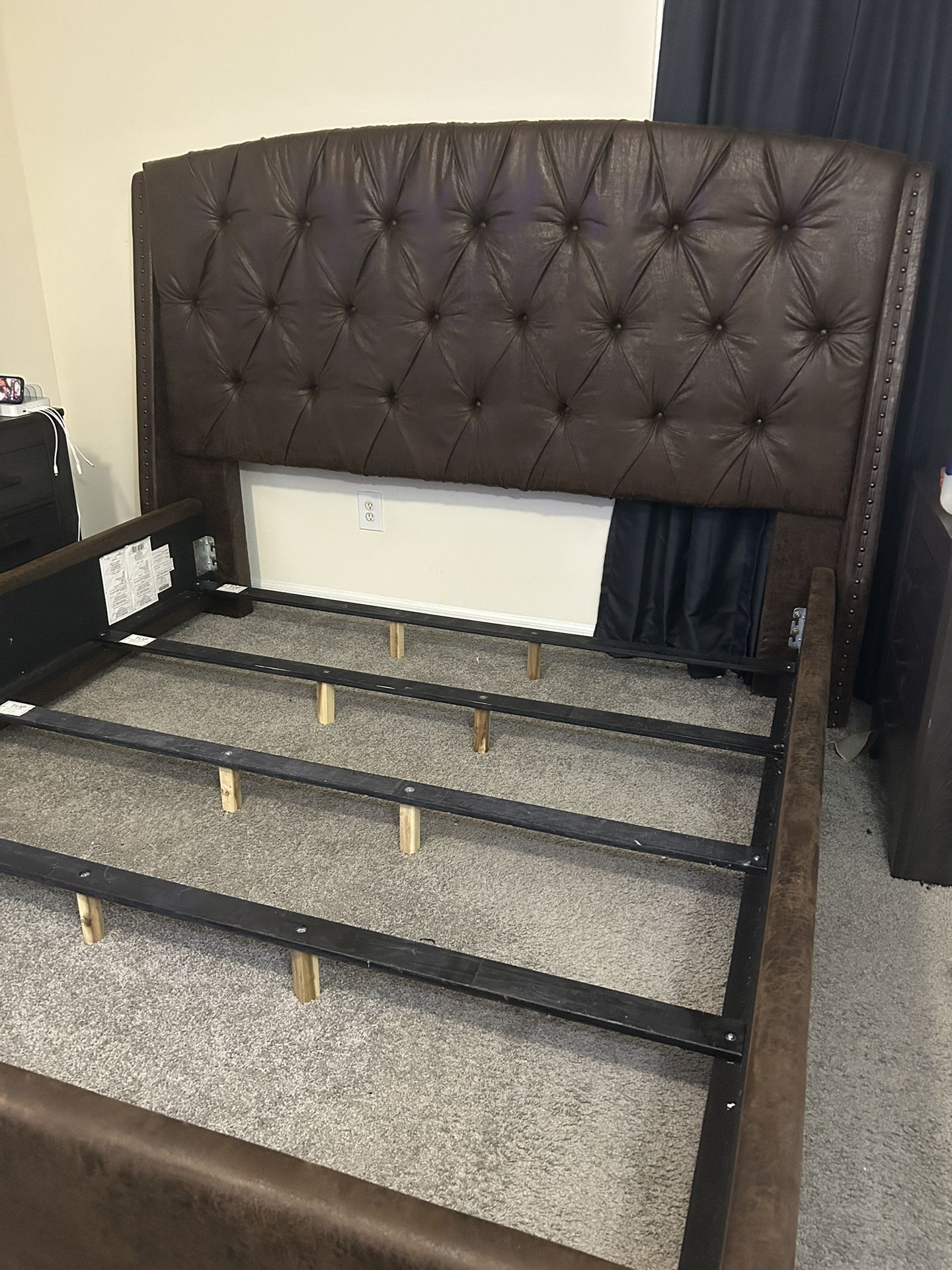 King size bed frame