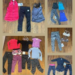 Women’s Lululemon Athletic Clothing. Sizes 2,4, 6,8, 10,12. Yoga Pants Hoodies Shirts Jackets 