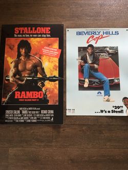 Vintage Advertisement Vinyl Movie Posters