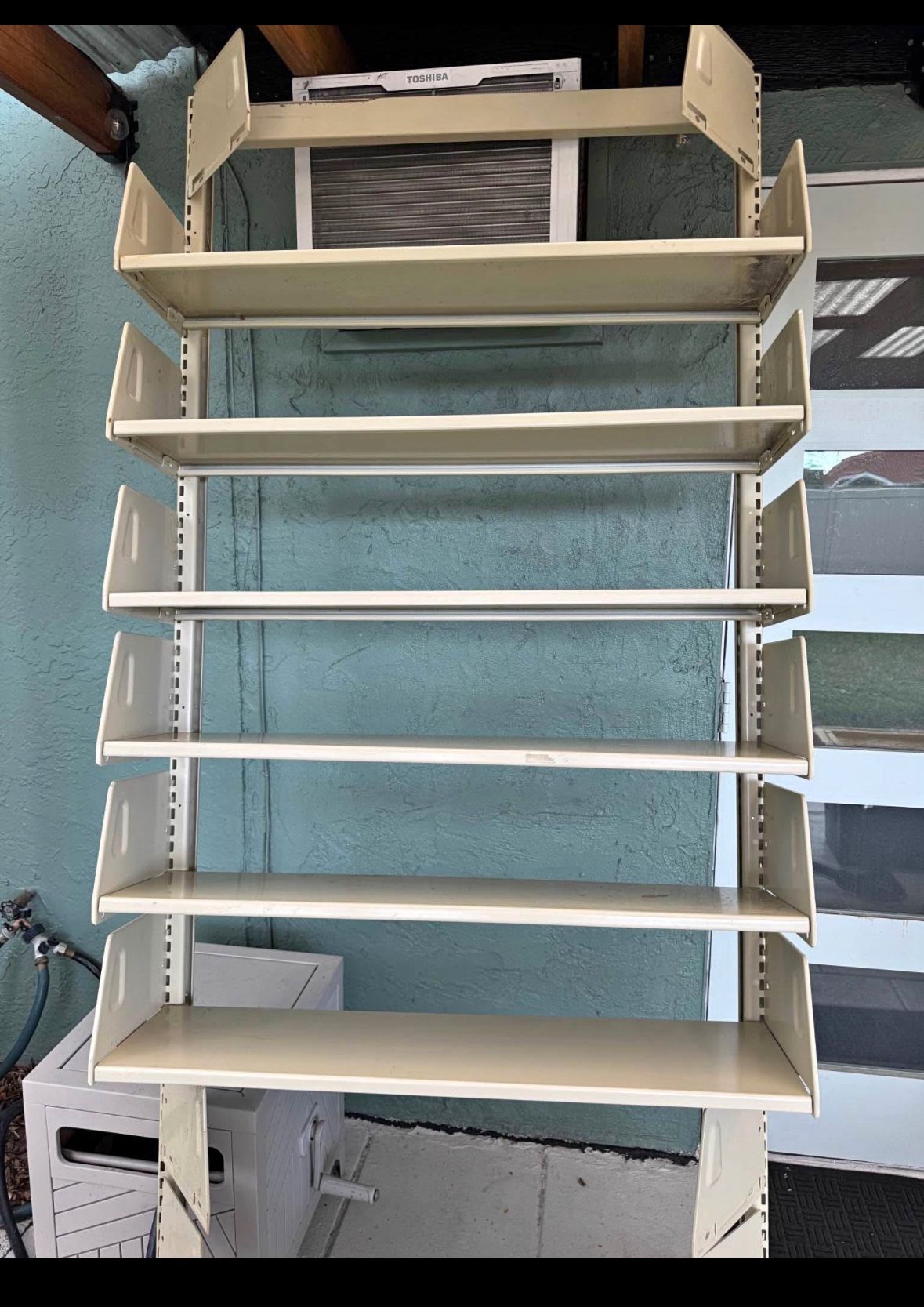 Metal shelf