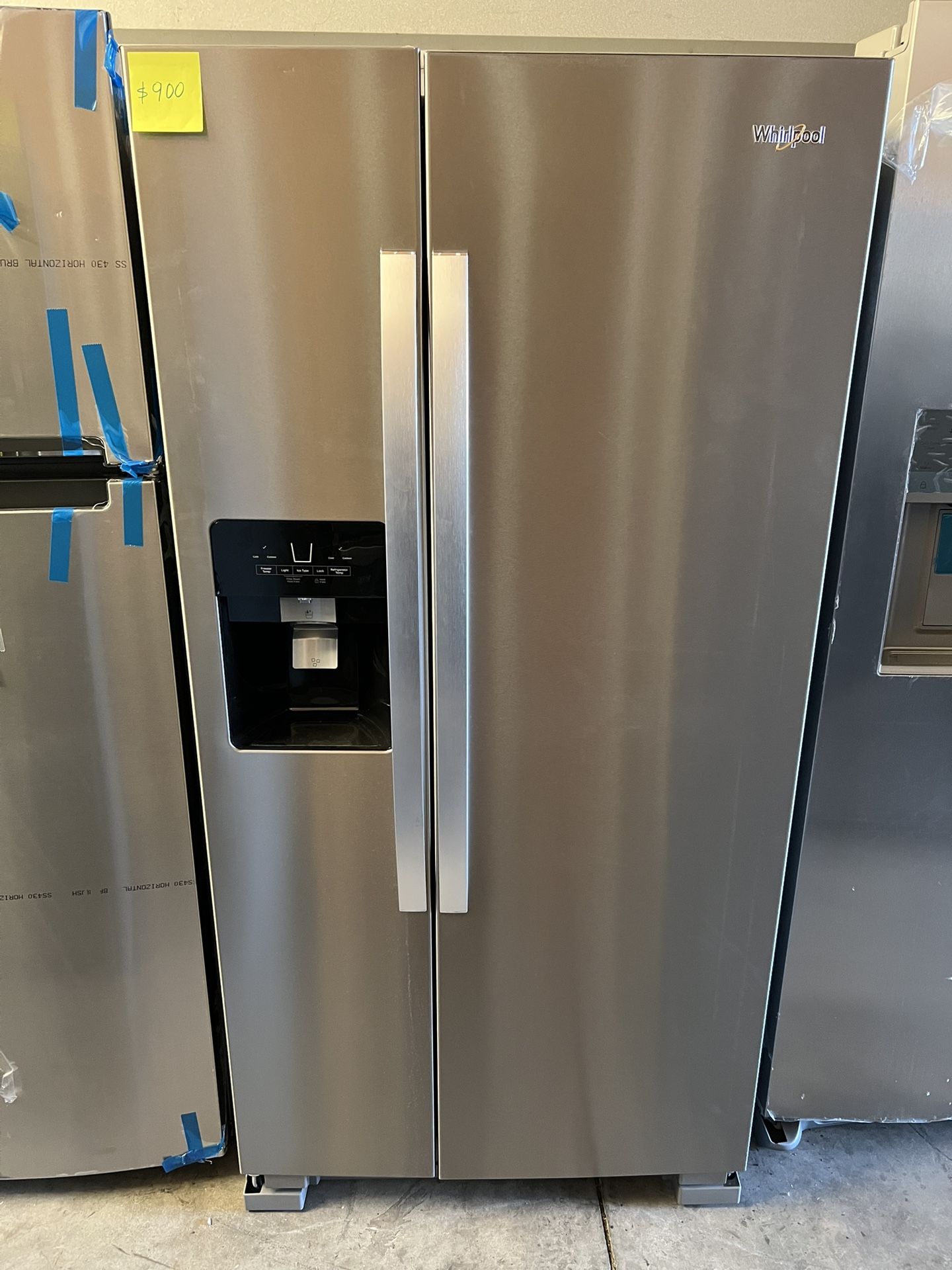 Whirlpool Side-by-Side Refrigerator Stainless Steel NEW! WRS321SDHZ