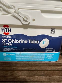8 lb bucket chlorine tablets 3”