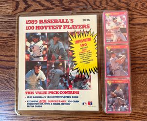 1989 Score baseball card set of 100 hottest players factory sealed Nolan Ryan Cal Ripken etc