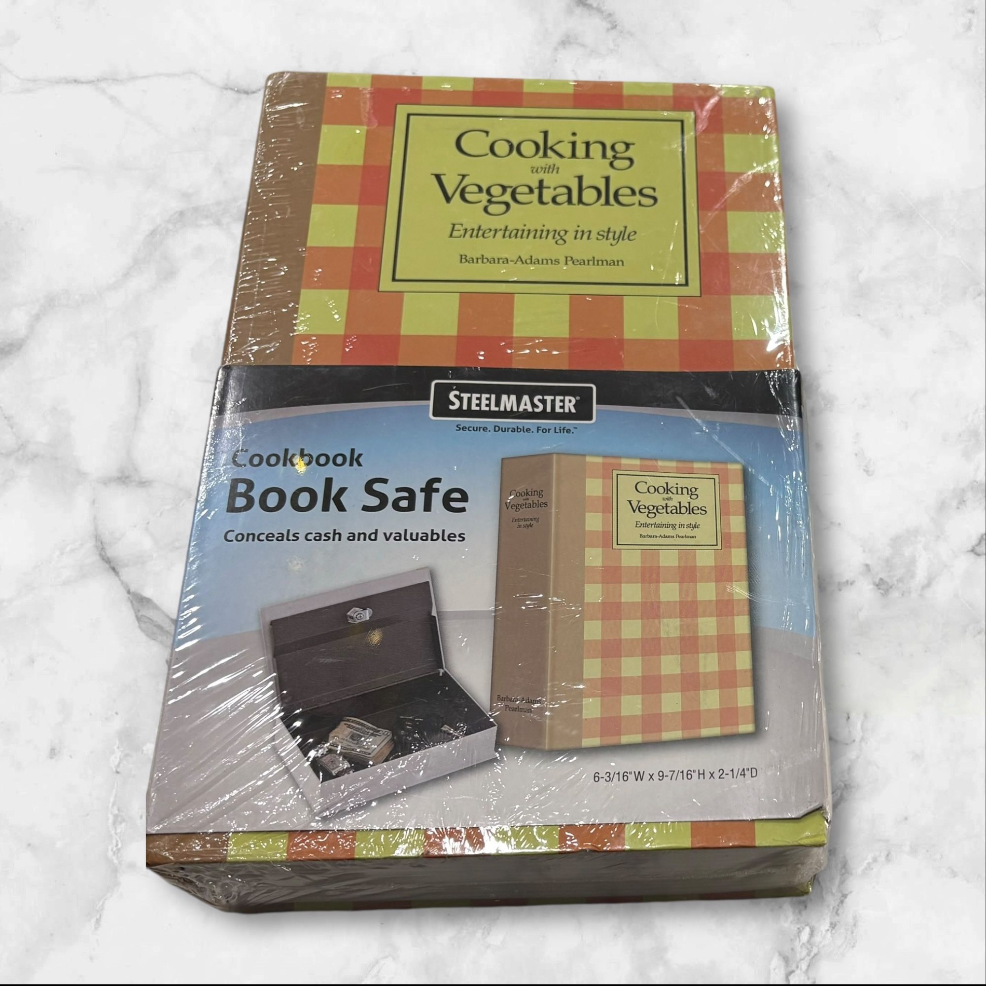 STEELMASTER Cookbook Safe with High-Security Lock and 2 Keys