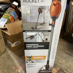 Shark HV301 Rocket Ultra-Light Corded Bagless Vacuum for Carpet and Hard Floor Cleaning with Swivel Steering, Gray/Orange