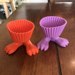 HALLOWEEN MONSTER FEET SILICONE BAKING CUPS