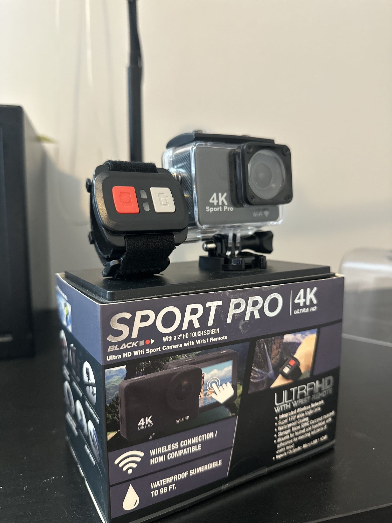 Sport goPro 4K Ultra HD Wifi Sport Camera with Accessories & Case