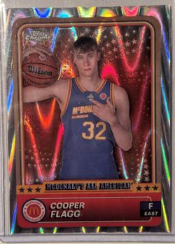 2024 Topps Chrome McDonald’s All America Ray Wave Cooper Flagg