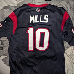 Men's NFL "On Field" Houston Texans #10 Mills Jersey (Size L) Brand New 