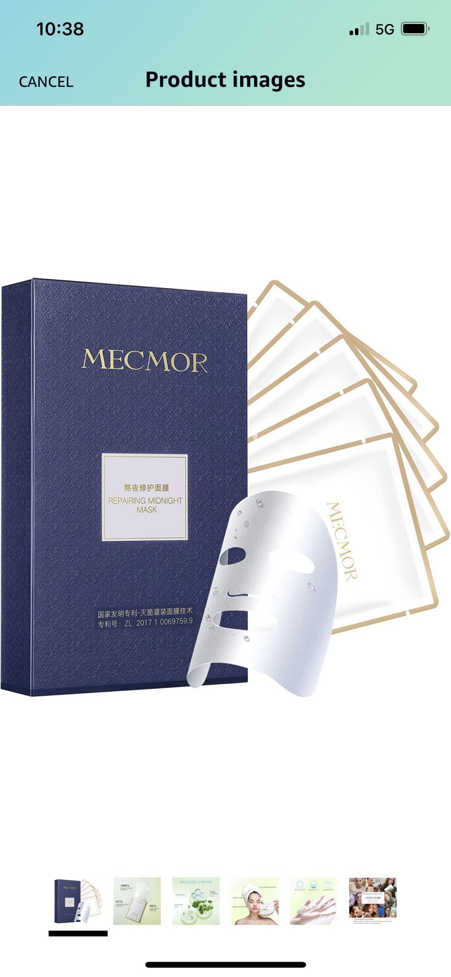 Repairing Hydrating Facial Treatment Masks for Sensitive Skin Cica Centella Hyaluronic Acid Oligopeptides for Dry Oily Acne Skin to Even Skintone Redu