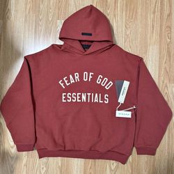 Crimson essentials hoodie