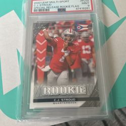 PSA 9 CJ stroud rookie card 