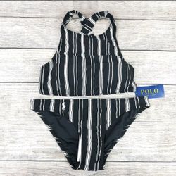 Polo Ralph Lauren Women's Black White 2 Piece Size XS MSRP $156