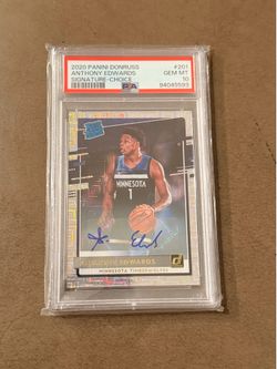 2020 Don Russ Anthony Edwards choice auto psa 10
