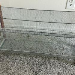 	2-Tier Metal Shoe Rack – Sturdy & Space-Saving