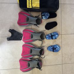 Trek snorkeling fins 2 Sets - Kids