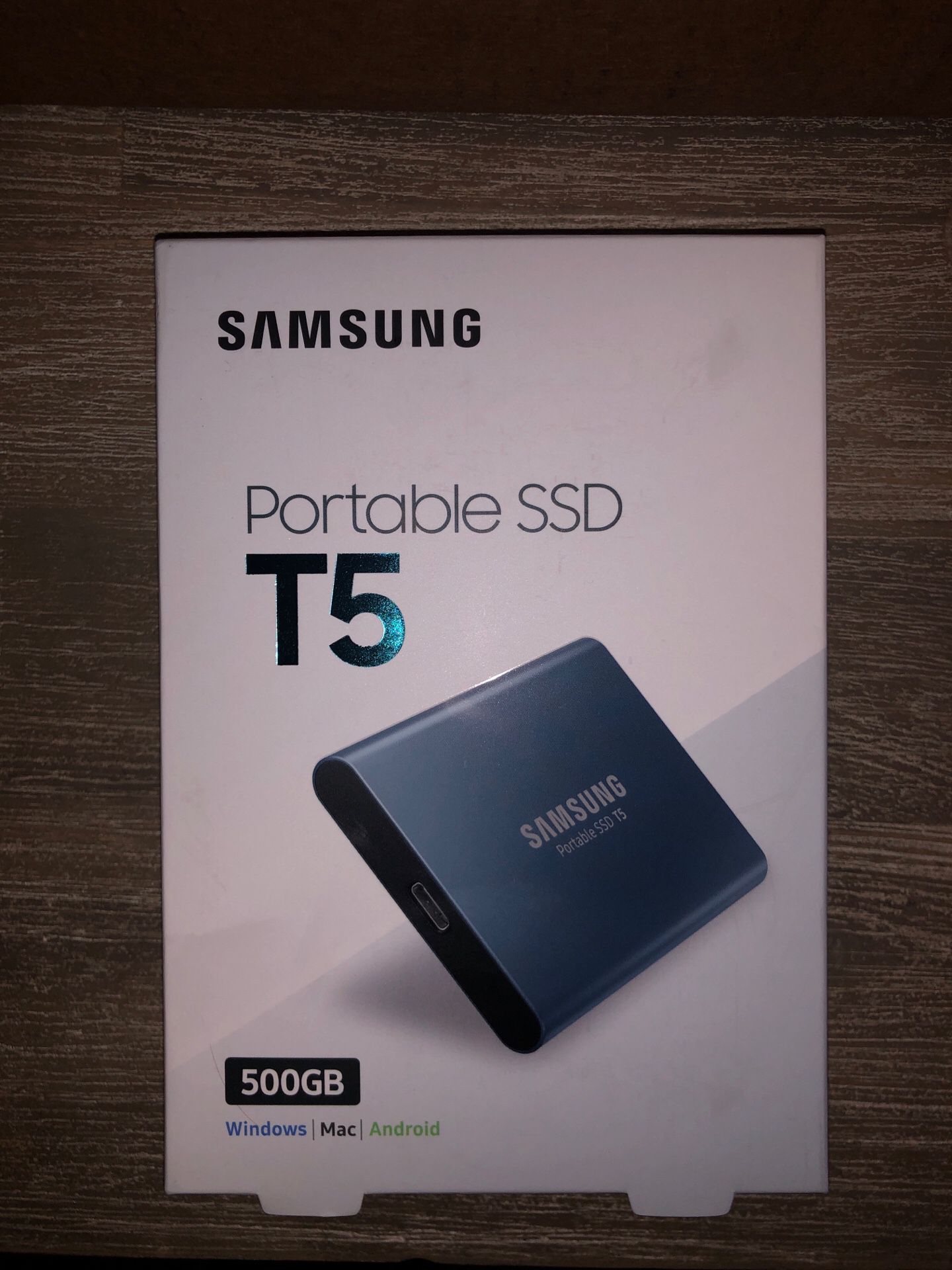 Samsung Portable SSD T5 500GB $75