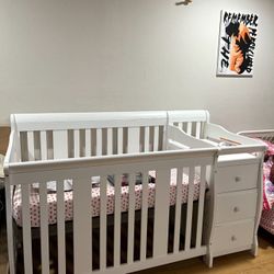 Sorelle Princeton Elite Crib & Changer White