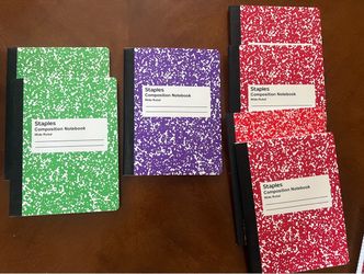 22 Mixed Composition Books for sale