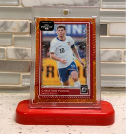 2025-26 Donruss FIFA #25 Christian Pulisic Orange Laser #81/199