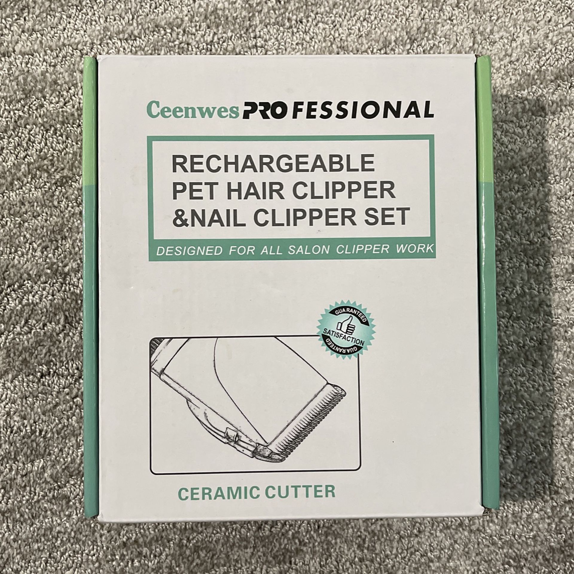 Ceenwes Professional Pet Hair & Nail Clipper Set
