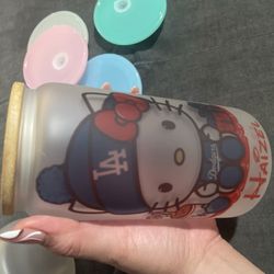 LA Dodgers Hello Kitty Cup