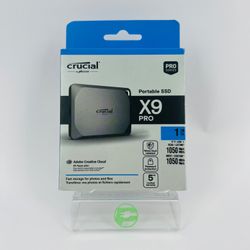 New Crucial X9 Pro 1TB Portable SSD MTXDF