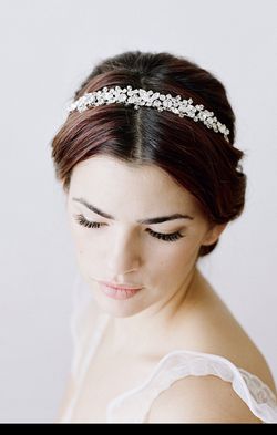 Swarovski crystal wedding headband tiara