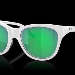 NWOT Oakley Hold Out Sunglasses White with Jade Iridium Lenses OO9(contact info removed)