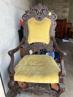 Antique Wooden Chair-Very unique!