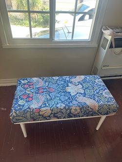 Strawberry thief bench