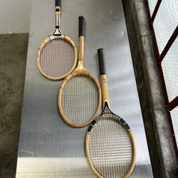 Vintage Wood Tennis rackets 