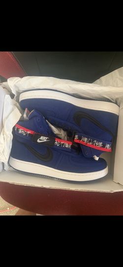 Size 9 Nike x Stussy Vandal SP Deep Royal Blue Men LifeStyle Casual Shoes DX5425-400