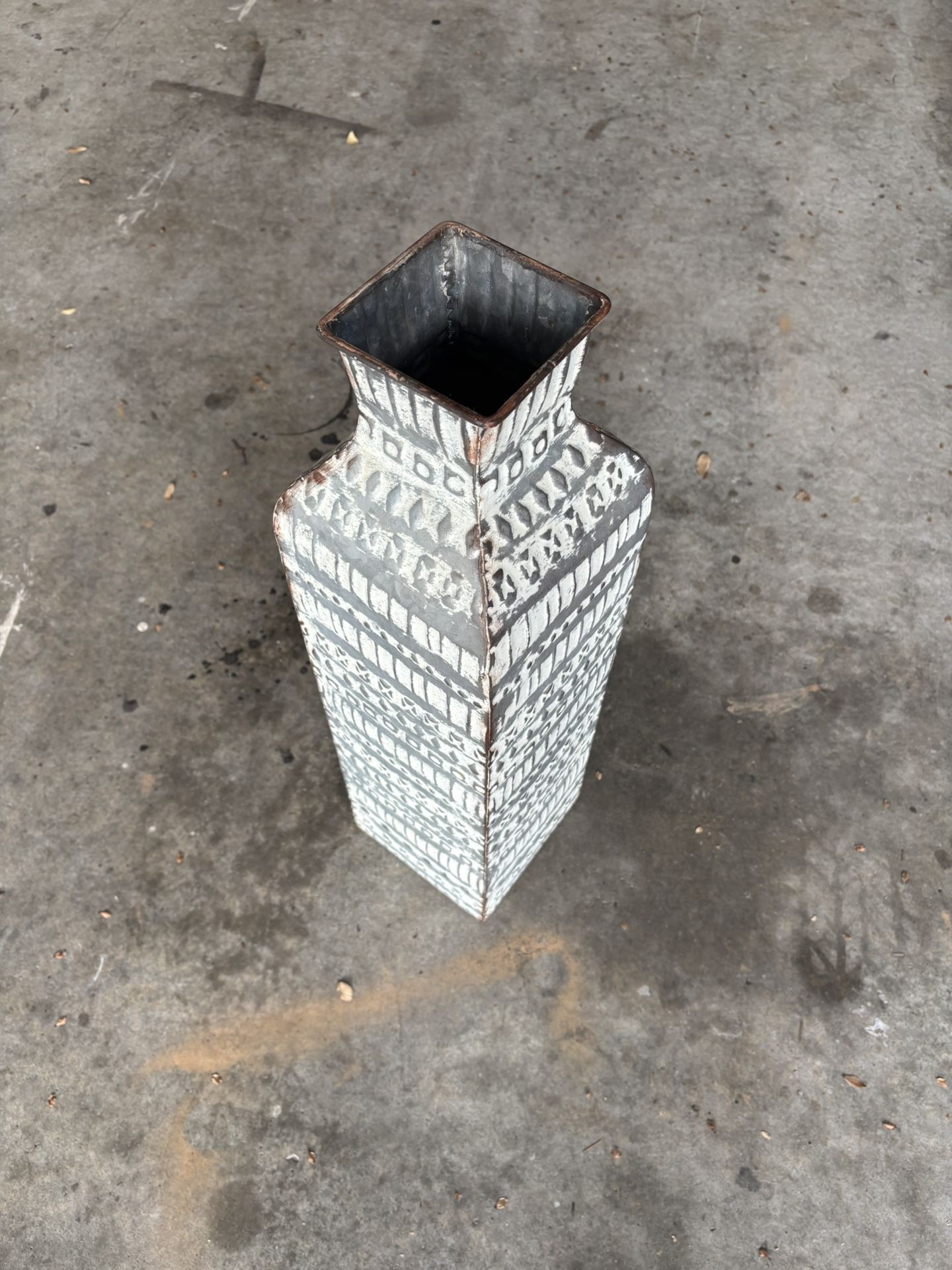 Large Metal Vase