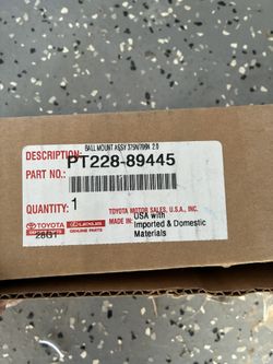 Original Ball Mount Tundra 2024