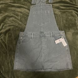 American Eagle Corduroy Overall Dress Size L