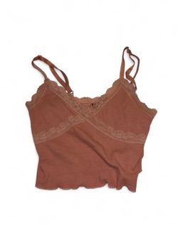 Pink lace cami