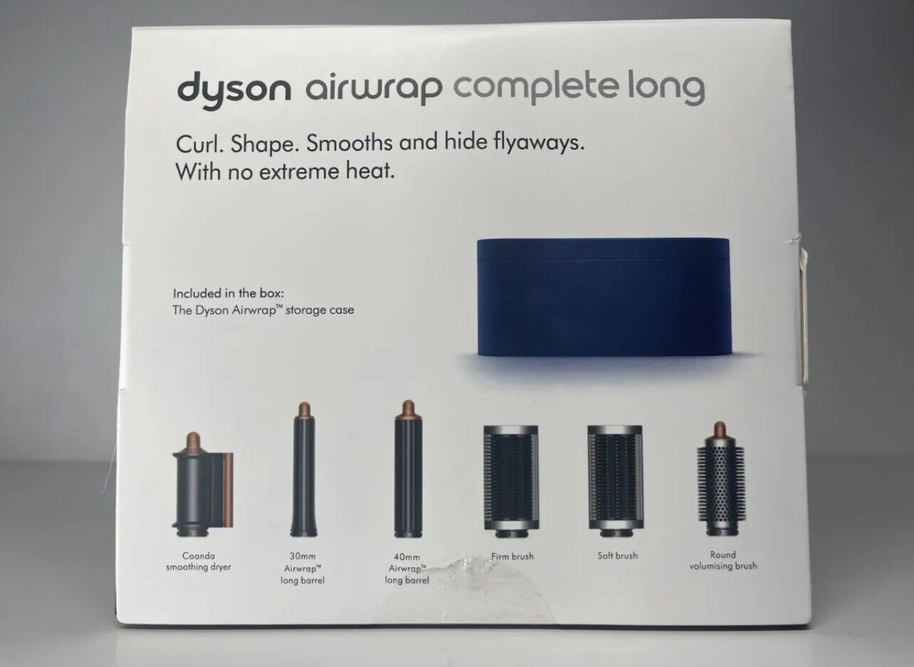 New Dyson Airwrap Multi Styler Complete Long Barrel - Nickel/Copper 