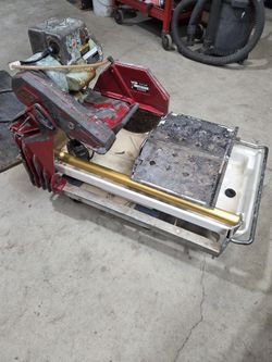 MK Diamond MK-101 Wet Tile Saw Contractor Grade 10” Masonry Stone Brick Saw
