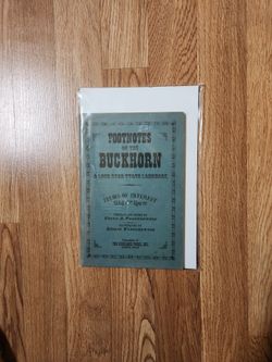 Footnotes of the Buckhorn Booklet