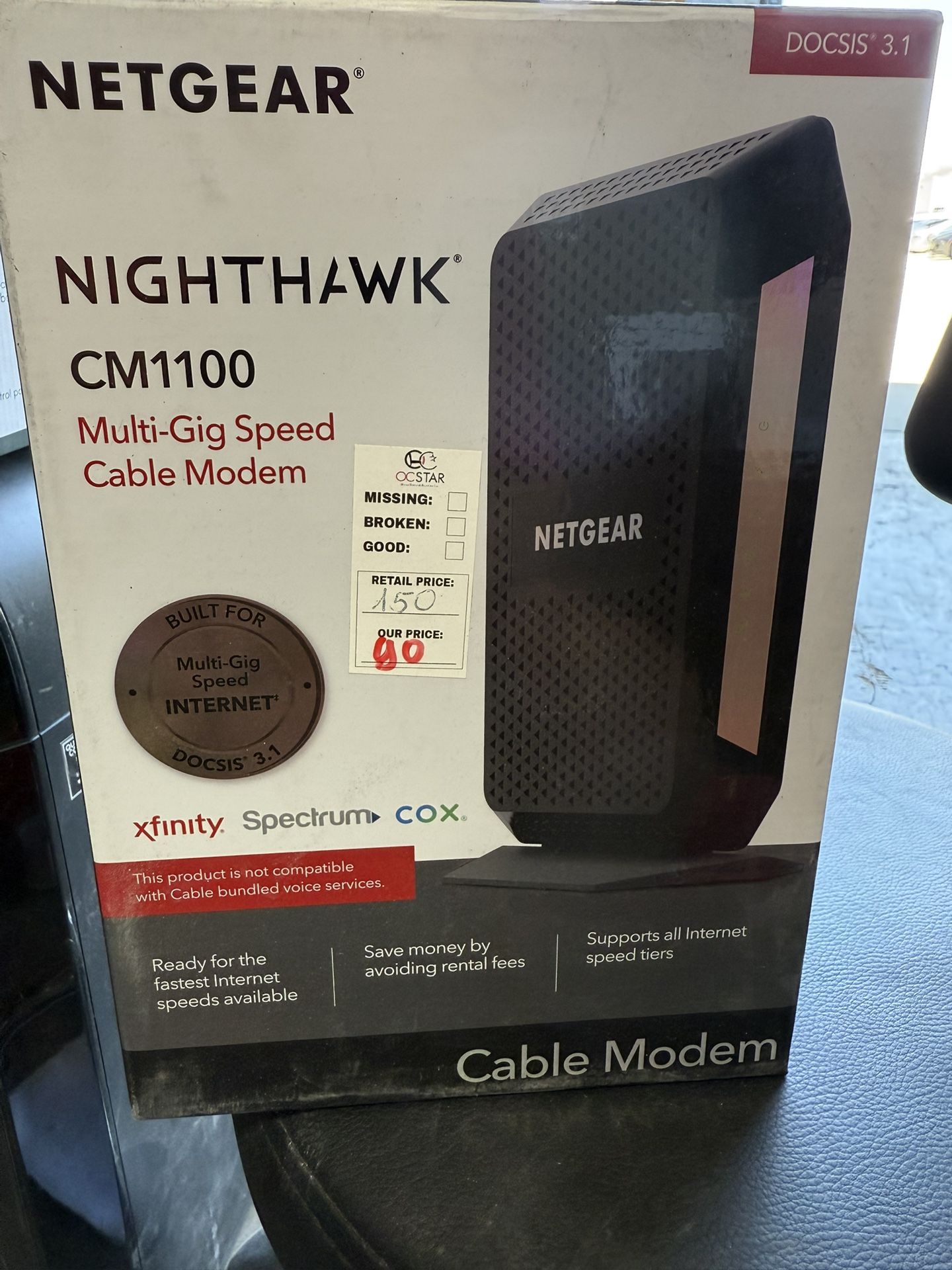 Netgear Nighthawk CM1100 cable modem