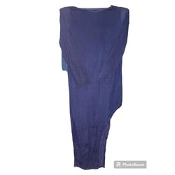 Dress Blue Cut Out Size S $10