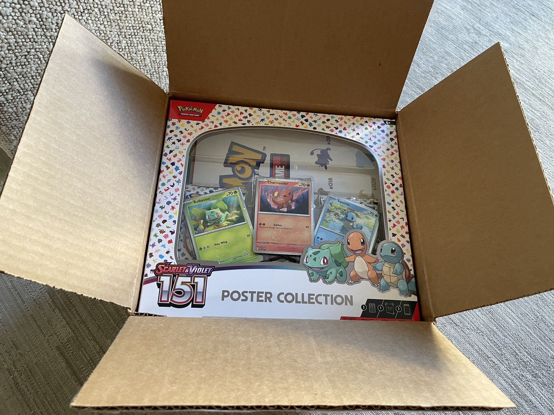 Pokémon 151 Poster Collection Box Brand New