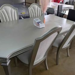 Gray Sparkle Dining Table S5