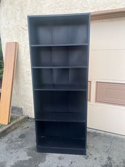 Bookcase, Scan Design, Denmark, Black, 4 Shelves, Delivery