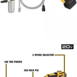 Dewalt Cordless Pressure Washer 20v (tool-only)